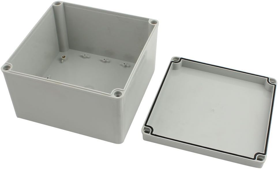 8x8x5.2 IP67 Dustproof Junction Box Gray Pack of 2 C8901