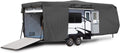 Waterproof RV Travel Trailer Cover Fits 14'-16' with Zippered Panels N12525