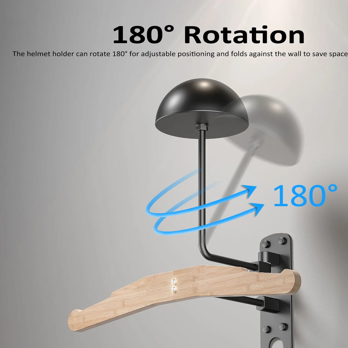 180 Rotation Helmet Wall Mount Q966347