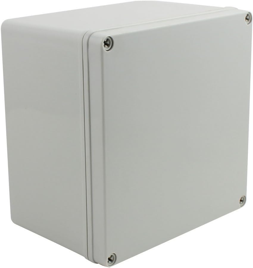8x8x5.2 IP67 Dustproof Junction Box Gray Pack of 2 C8901