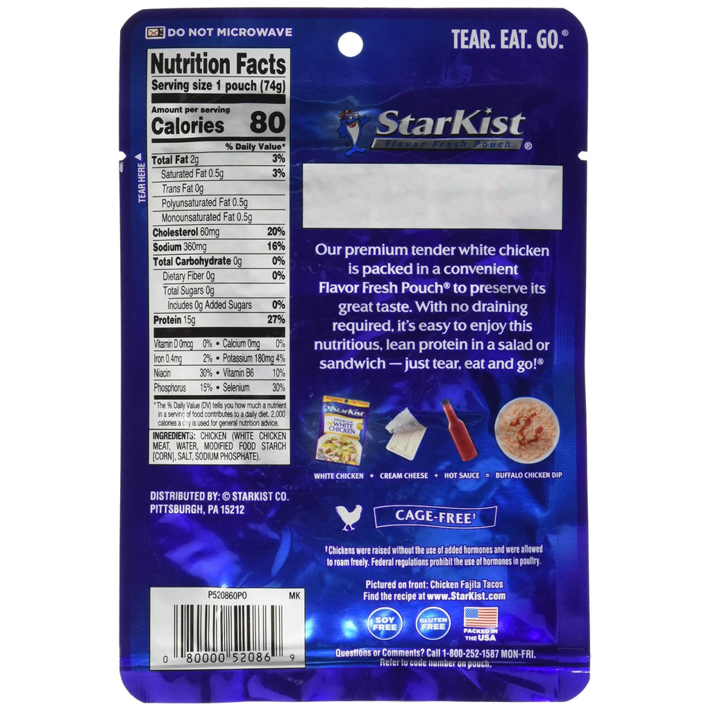 Pack of 8 White Chicken J1106