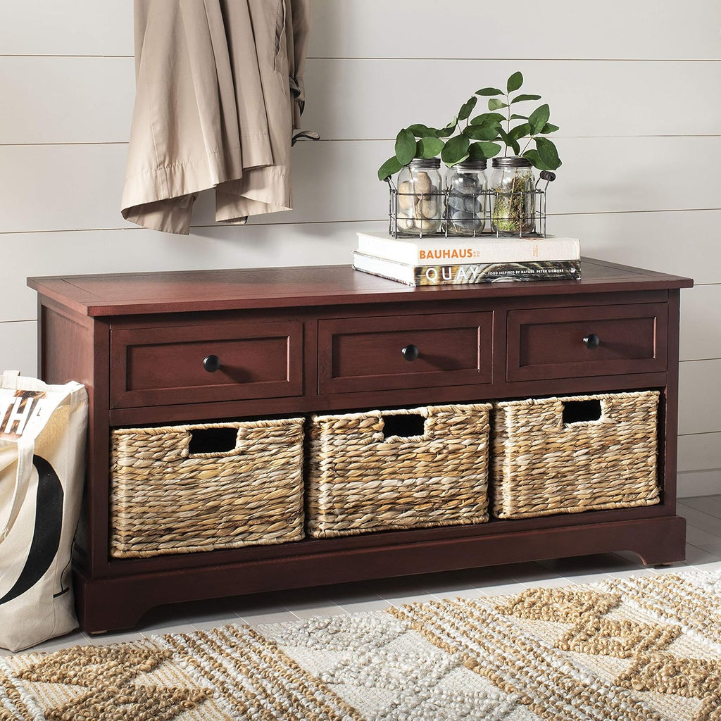 Red 3-Drawer Storage Unit F392187