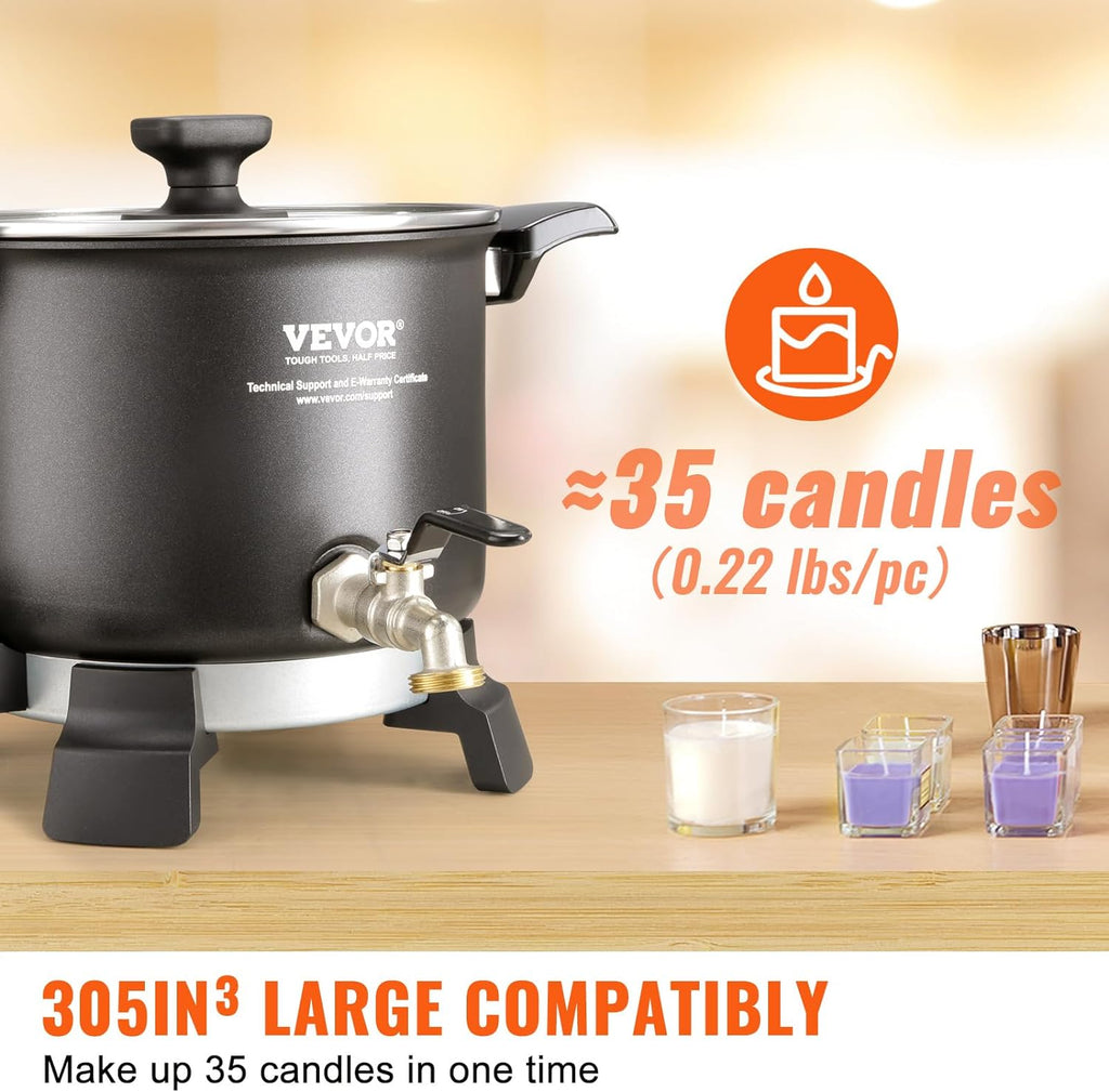 5 Liter Electric Wax Melting Pot with Temperature Control T241349