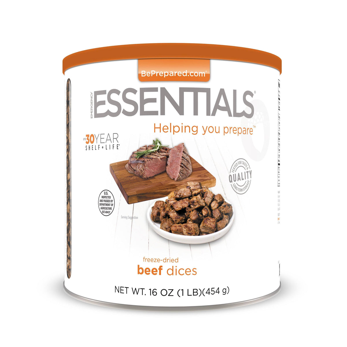 Freeze-Dried Beef Dices (Cooked) Large Can B49930