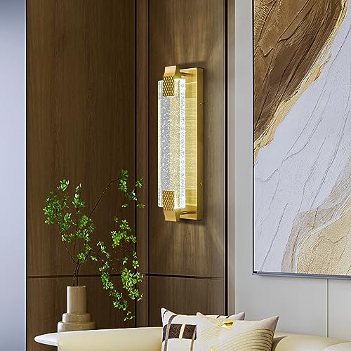 Gold LED Wall Sconce 2 Pack F7227