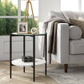 Blackened Bronze End Table D288
