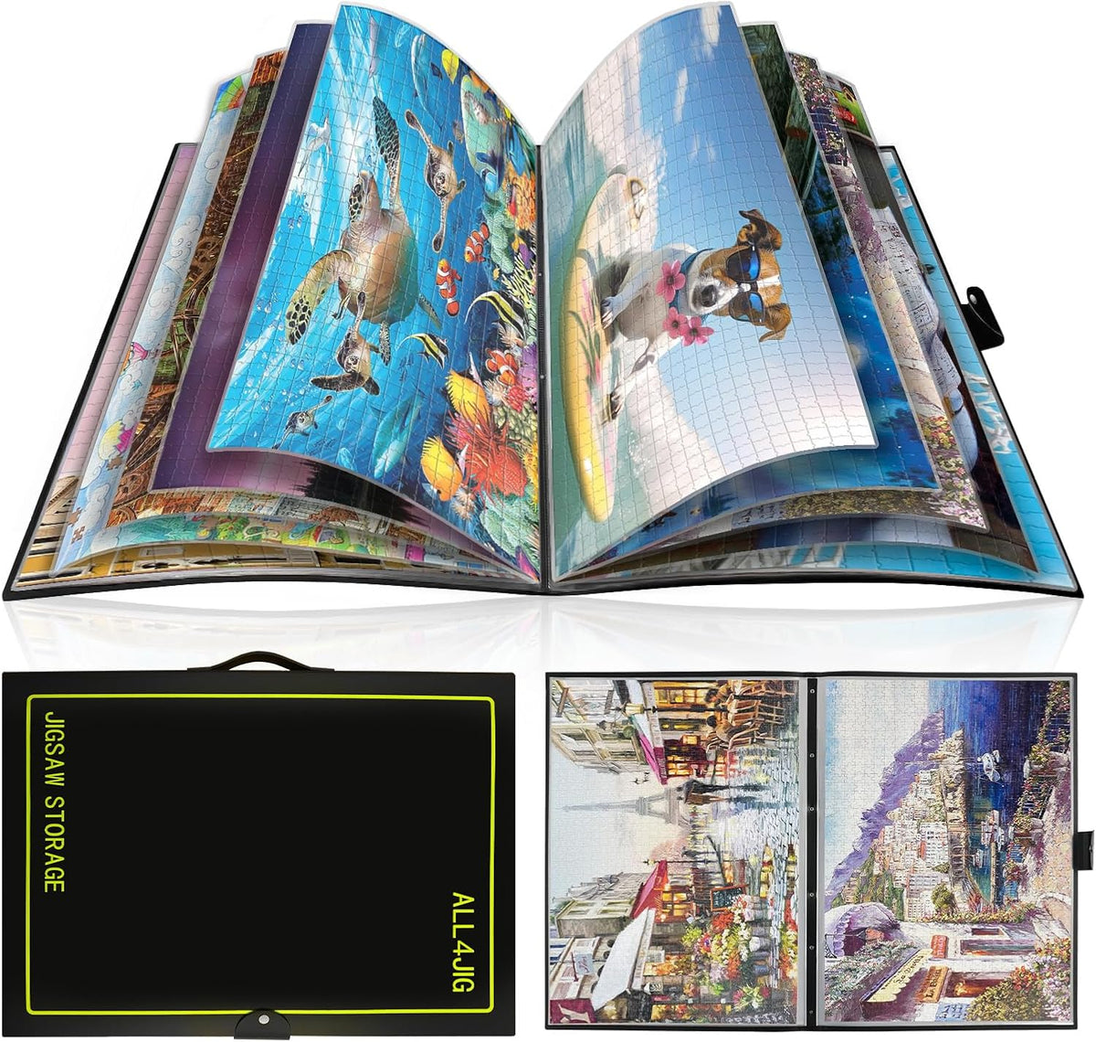 Puzzle Storage Folder Holds 20 Puzzles, HD Film Pockets F55099