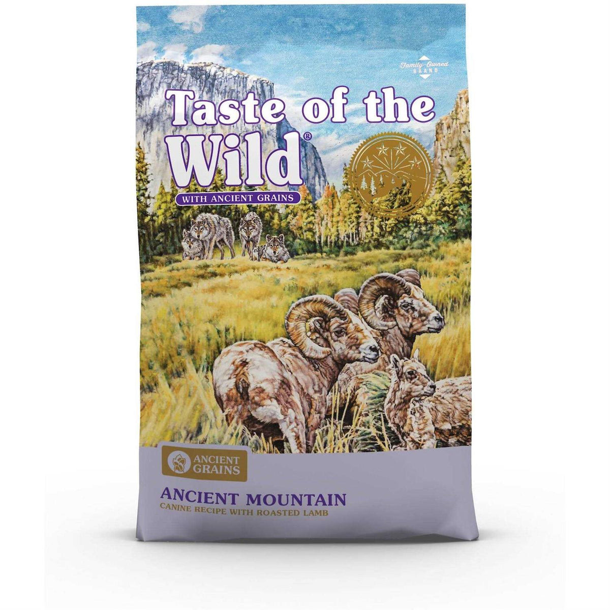 Ancient Mountain with Roasted Lamb Dog Food O700
