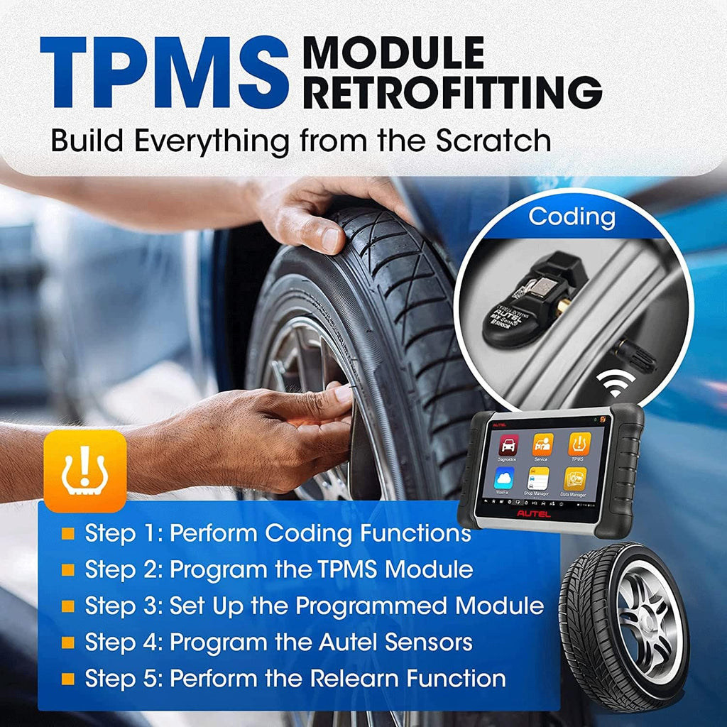 Bi-Directional TPMS Scan Tool with Full TPMS Diagnostics Z1807
