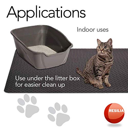 Silver Diamond Plate Under Grill Mat, 57 x 47 inches D244105