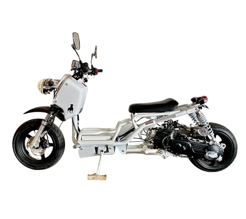 50cc Stretched Scooter Automatic Transmission Wide 205/30-12 Rear Tire Street Legal Moped V574457