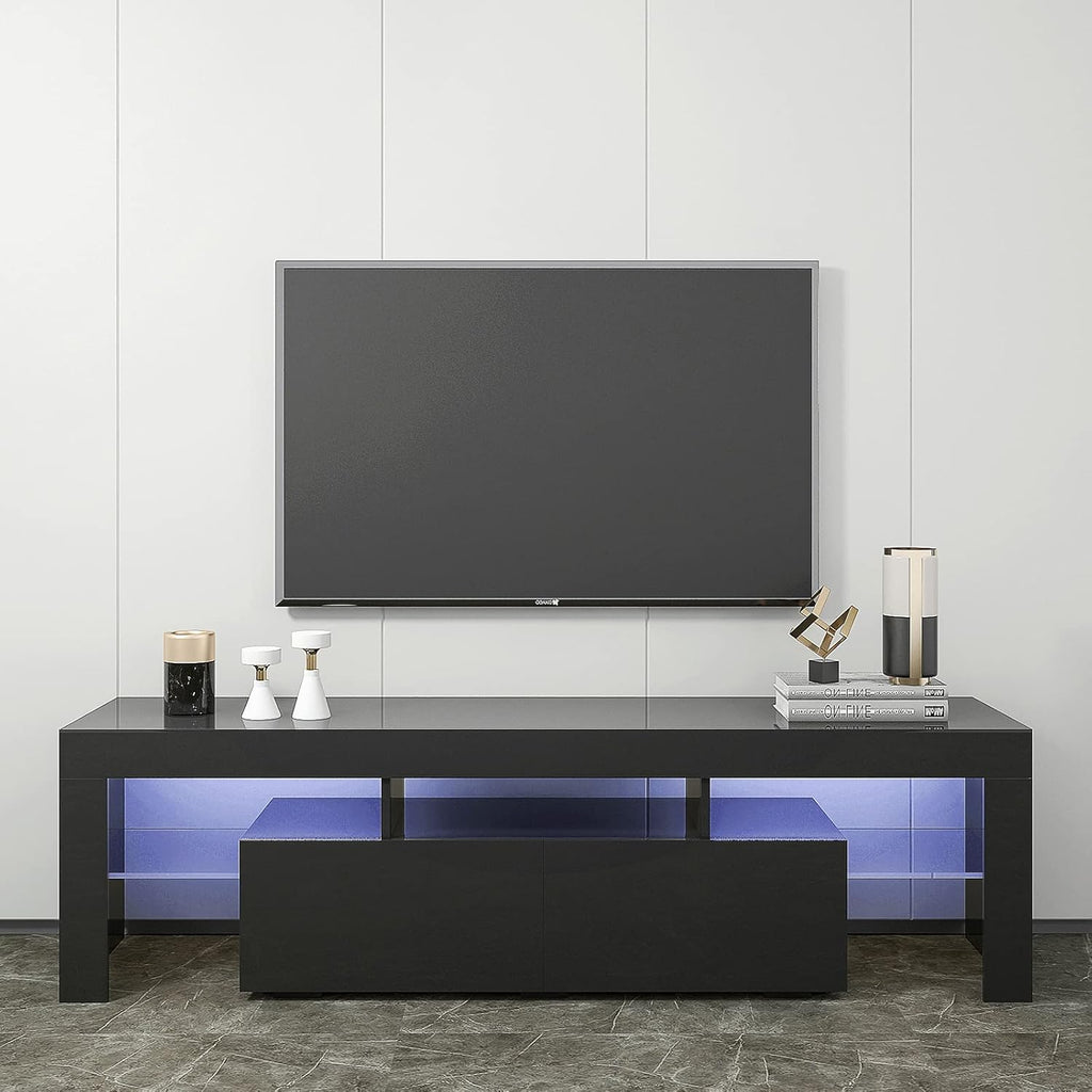 Modern Farmhouse Sliding Barn Door TV Stand up to 60 Inches T481