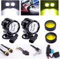 White/Yellow/Strobe 60W LED Motorcycle Spotlight A417361