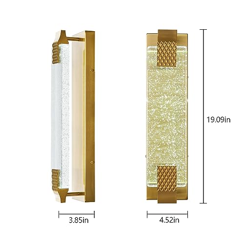 Gold LED Wall Sconce 2 Pack F7227