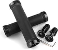 Non-Slip Rubber Bicycle Handlebar Grips with Aluminum Lock K10476