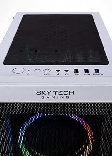 White AMD Ryzen 7 3700X RTX 3070 8G 1TB SSD 16GB DDR4 Gaming Desktop S840