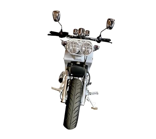 50cc Stretched Scooter Automatic Transmission Wide 205/30-12 Rear Tire Street Legal Moped V574457