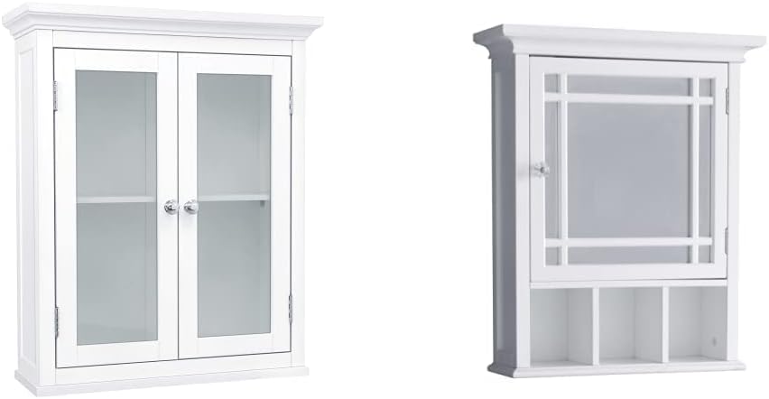 White Bathroom Cabinet U304567