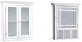 White Bathroom Cabinet U304567