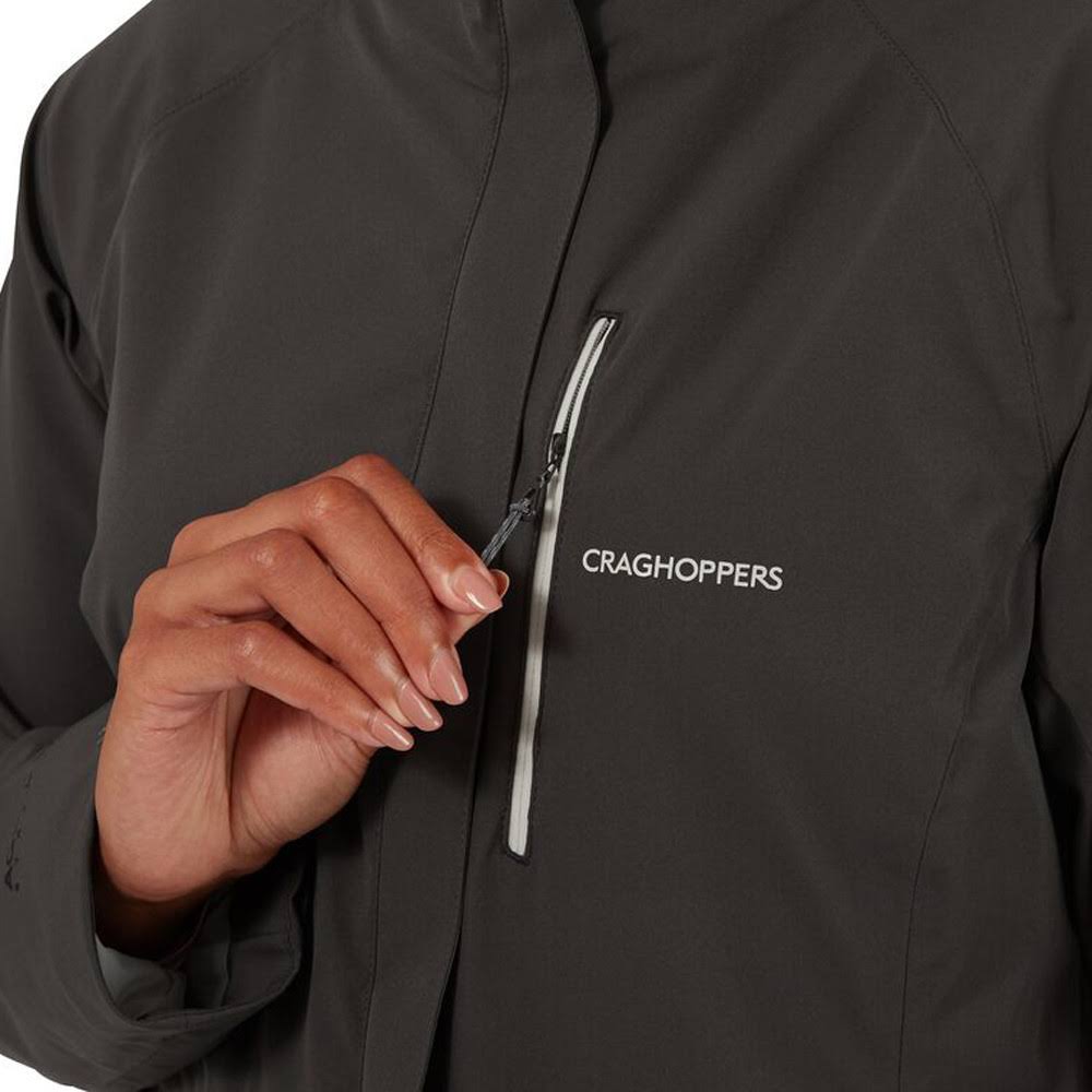 Womens Waterproof Jacket Charcoal 10 G83349