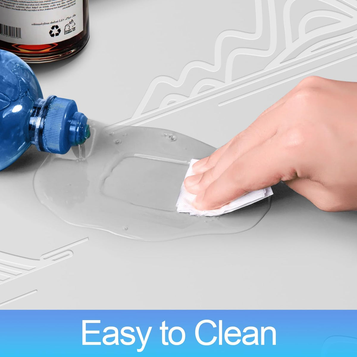 Light Grey Silicone Under Sink Mat I84243