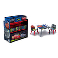 Toy Organizer and Kids Table and Chair Set With Storage (2 Chairs Included) I3767