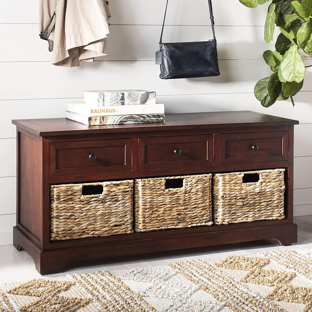 Red 3-Drawer Storage Unit F392187