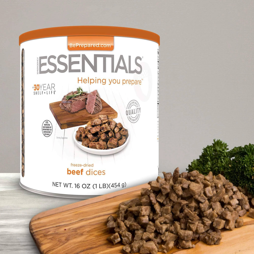 Freeze-Dried Beef Dices (Cooked) Large Can B49930