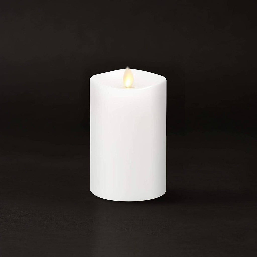 White Pillar LED Candle V546504