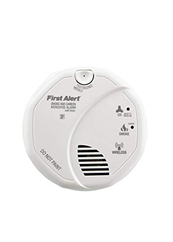 Battery Powered Photoelectric Smoke and Carbon Monoxide Combo Alarm with Voice A111