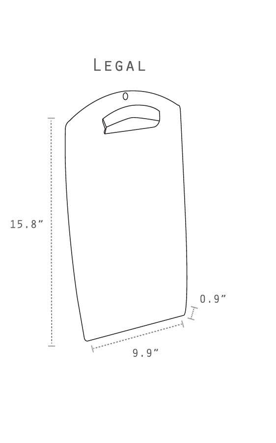 Hard Poly Clipboard Legal Assorted Colors Case of 12 Y939644