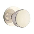Polished Nickel Door Knob and Disk Rose G20780