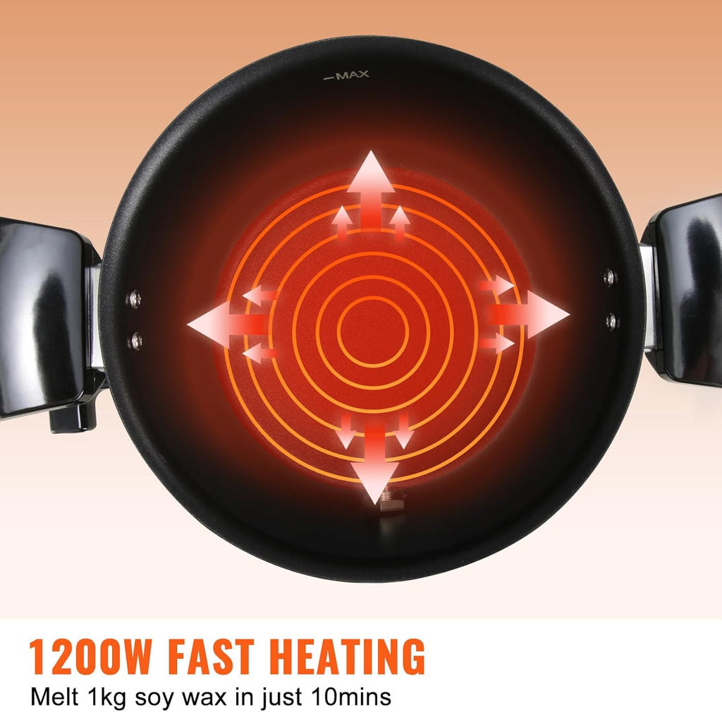 5 Liter Electric Wax Melting Pot with Temperature Control T241349