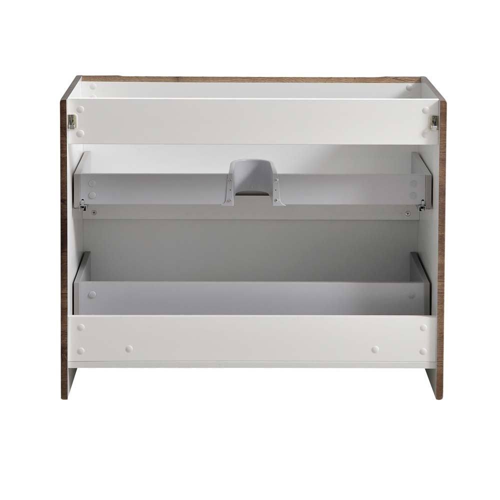 Glossy White Free Standing Bathroom Cabinet L873336