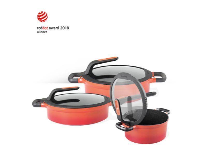 Cast Aluminum Non-Stick Covered Saute Pan B662