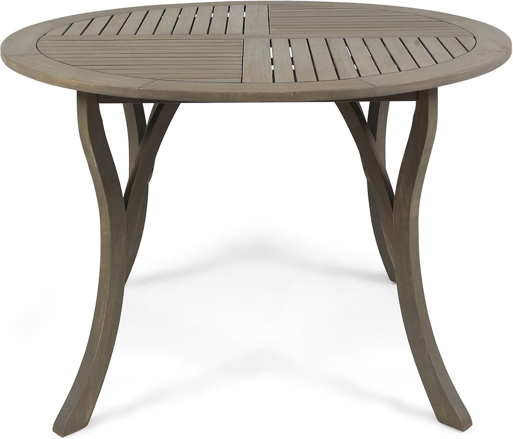 47 Round Acacia Wood Dining Table R43338