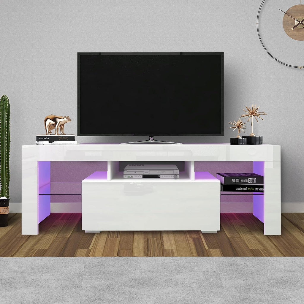 Modern Farmhouse Sliding Barn Door TV Stand up to 60 Inches T481