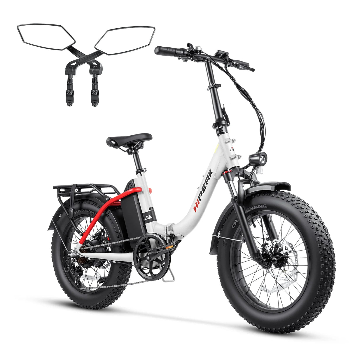 750W Folding Electric Bike 48V 15Ah 20 x 4.0 Fat Tire U1593