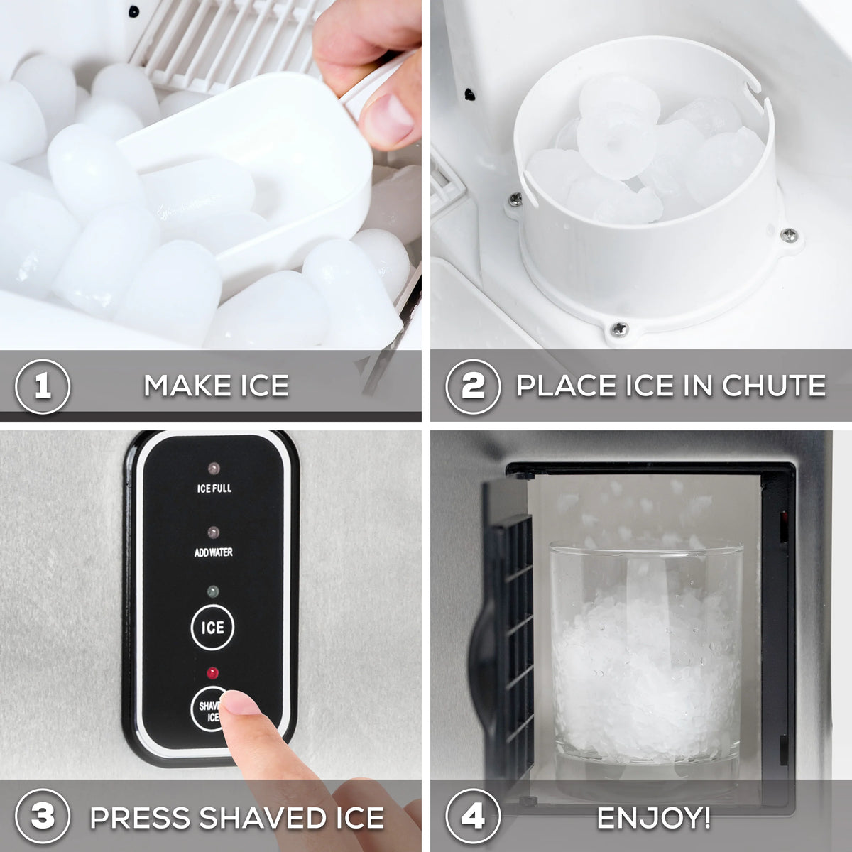 44 lb. Ice Maker and Ice Shaver H9506