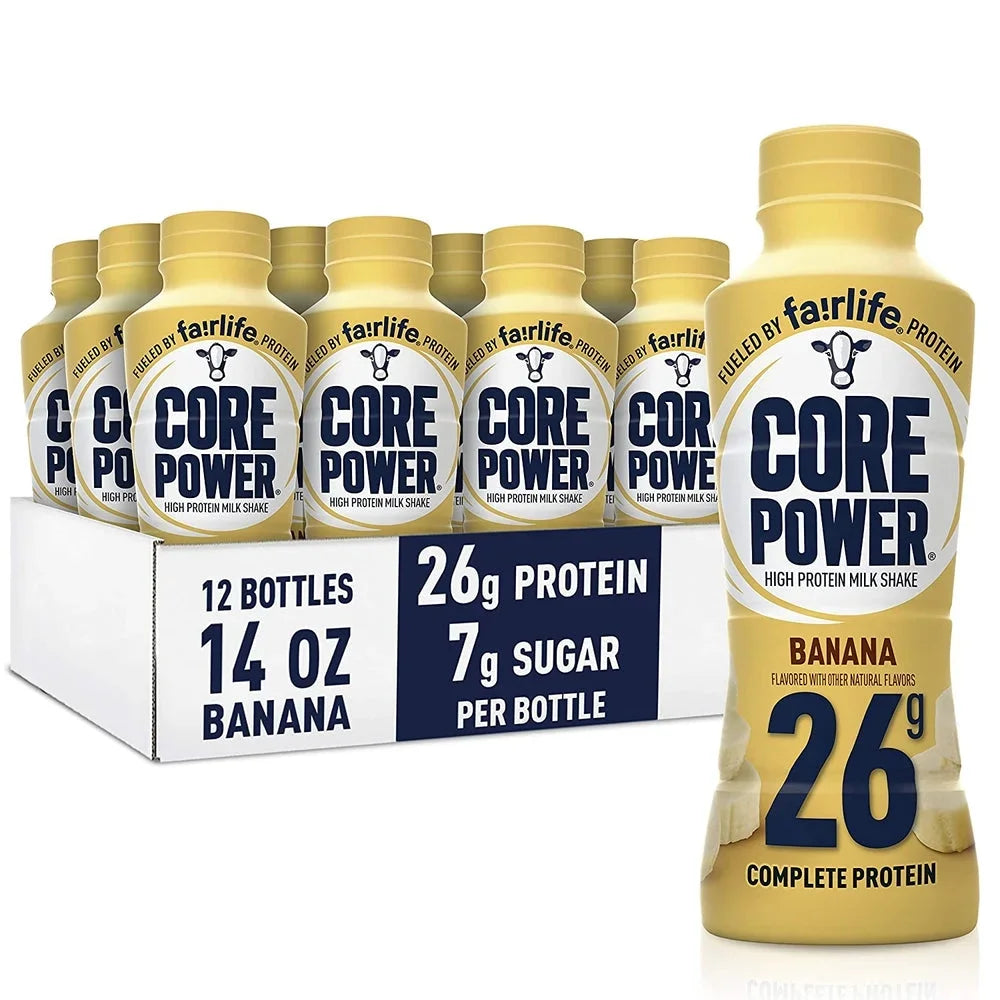 Banana & Strawberry Banana Protein Shakes 24 Bottle Pack N9071