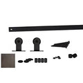 Painted Bronze Sliding Barn Door Hardware Kit I77633