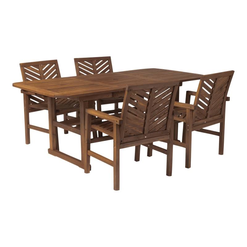 5 Piece Acacia Outdoor Dining Set H6158