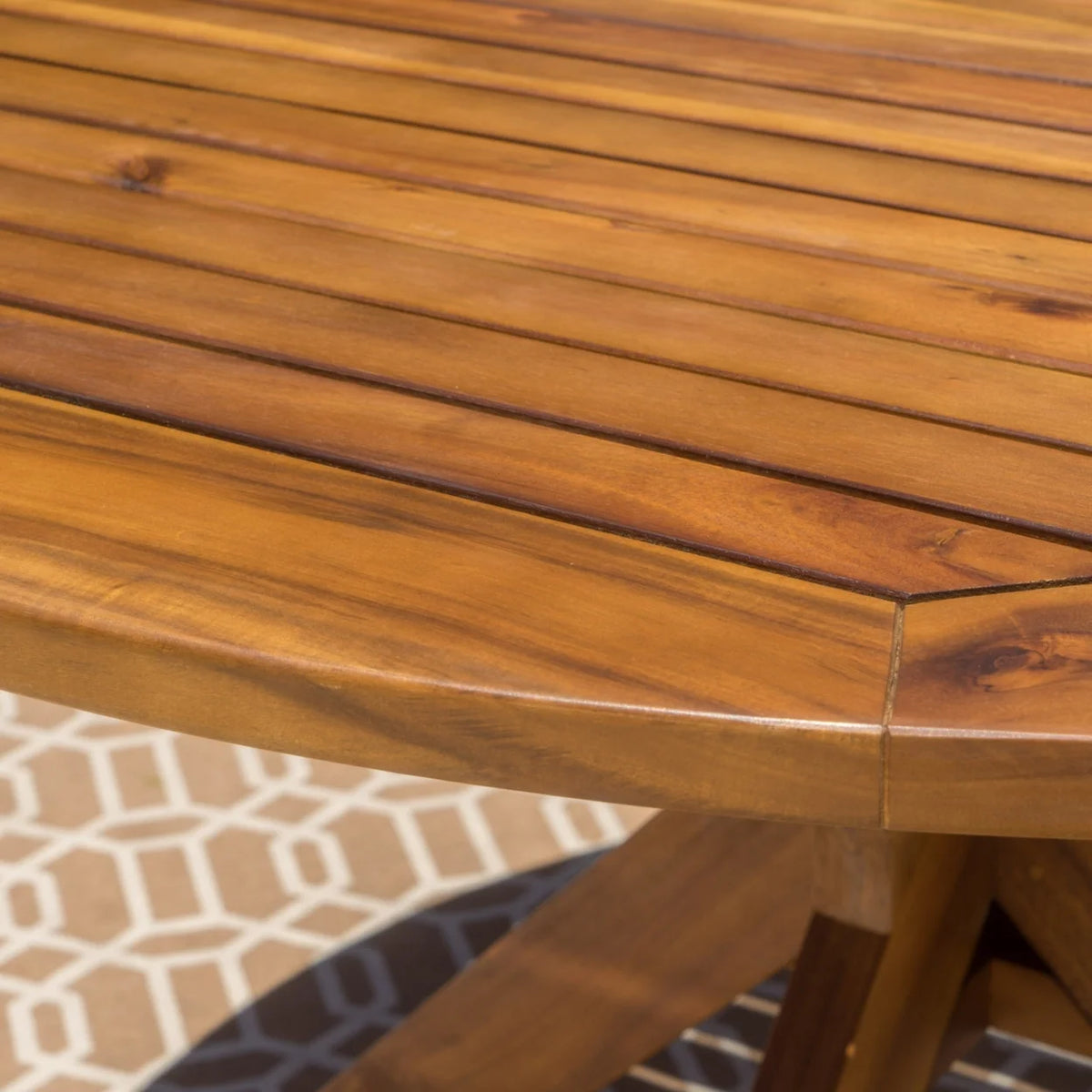 Acacia Wood 5 Piece Dining Set S1970