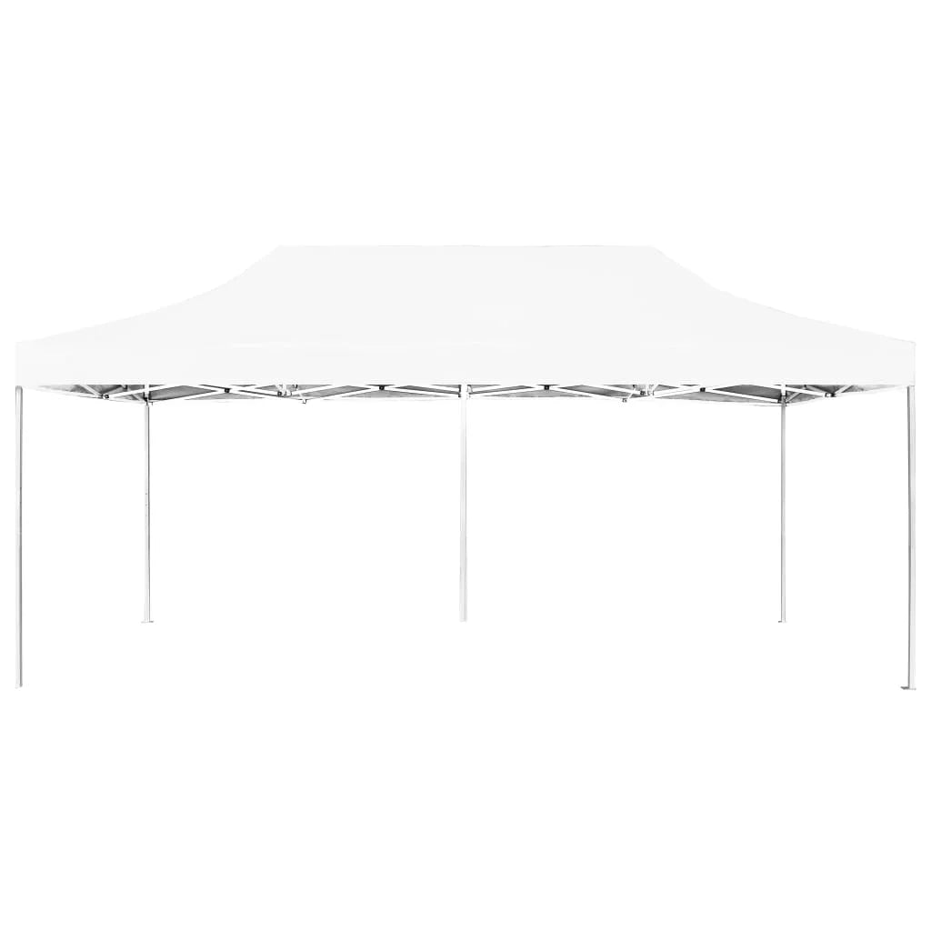 19.7'x9.8' White Aluminum Folding Party Tent A7341