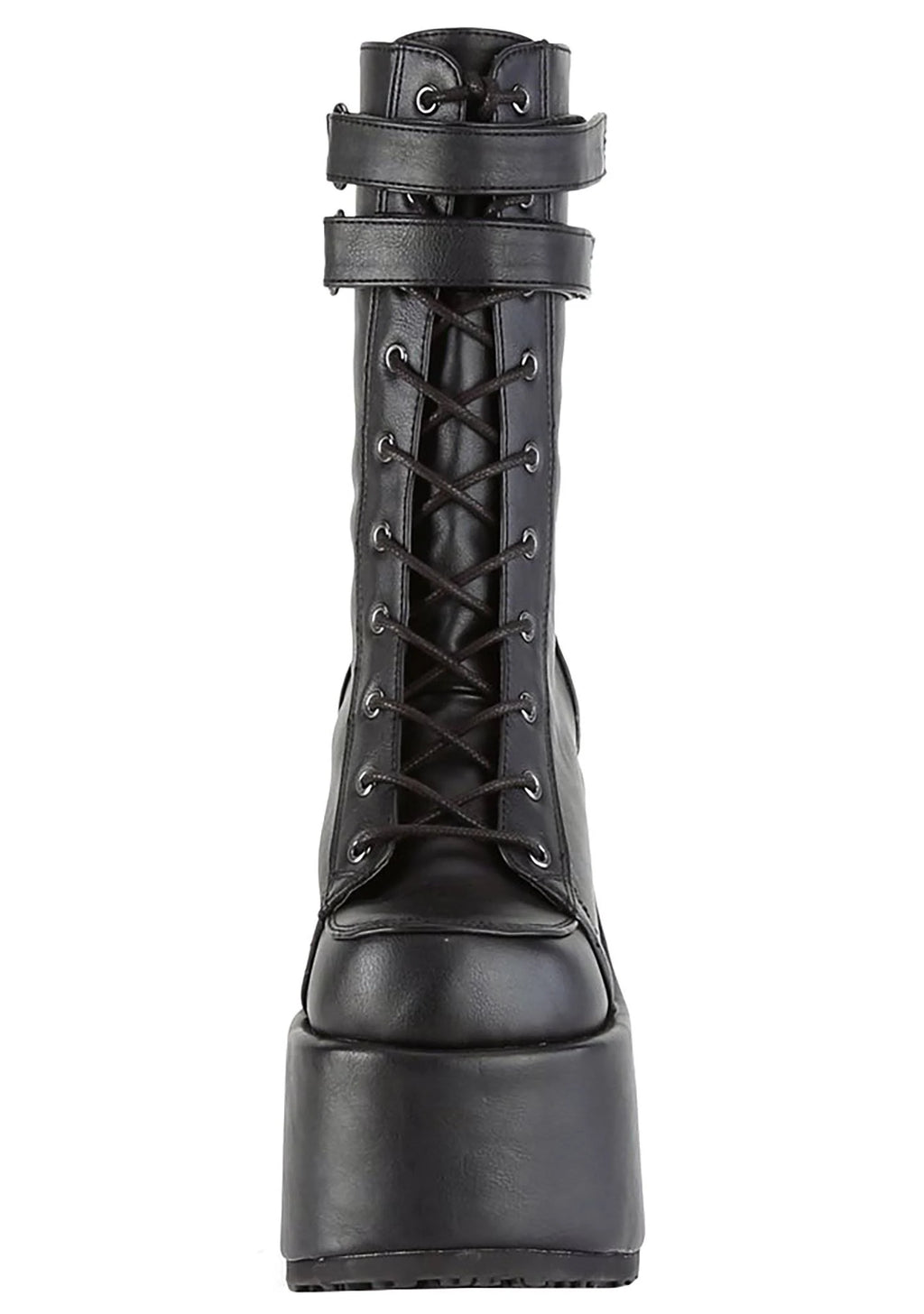 Black Vegan Leather Shoes L588