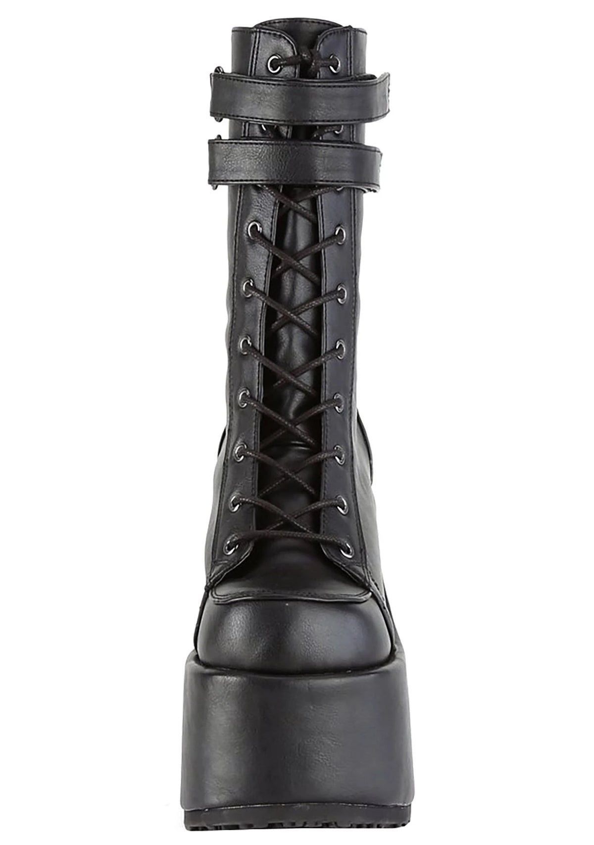 Black Vegan Leather Shoes L588