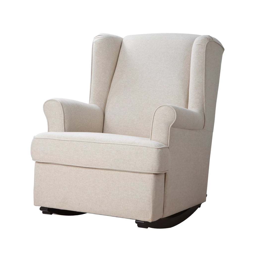 Upholstered Wingback Rocking Chair N505523