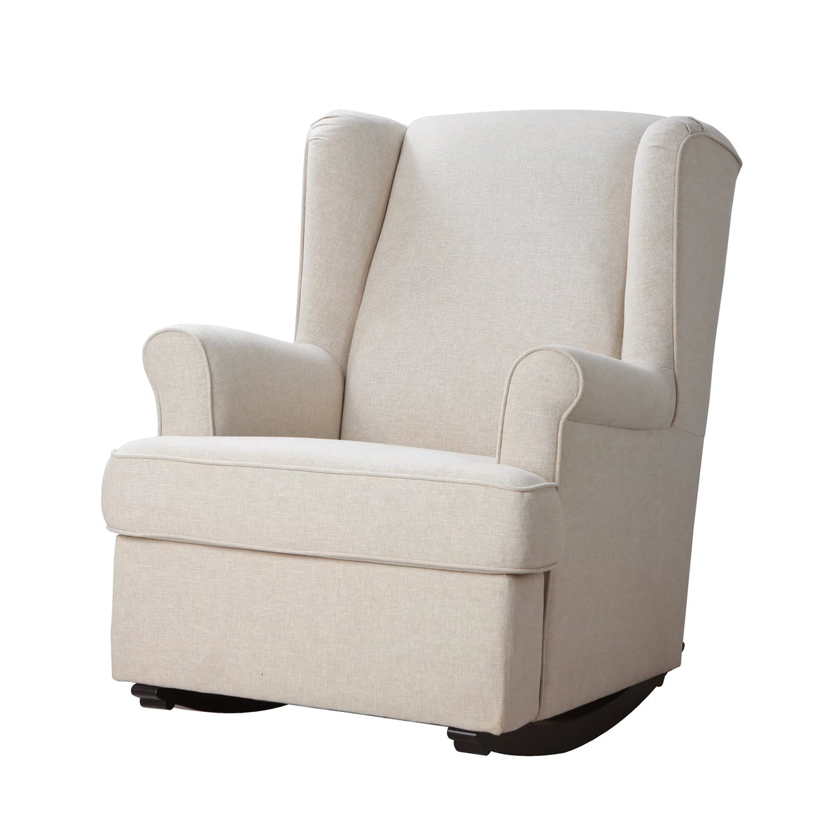 Upholstered Wingback Rocking Chair N505523