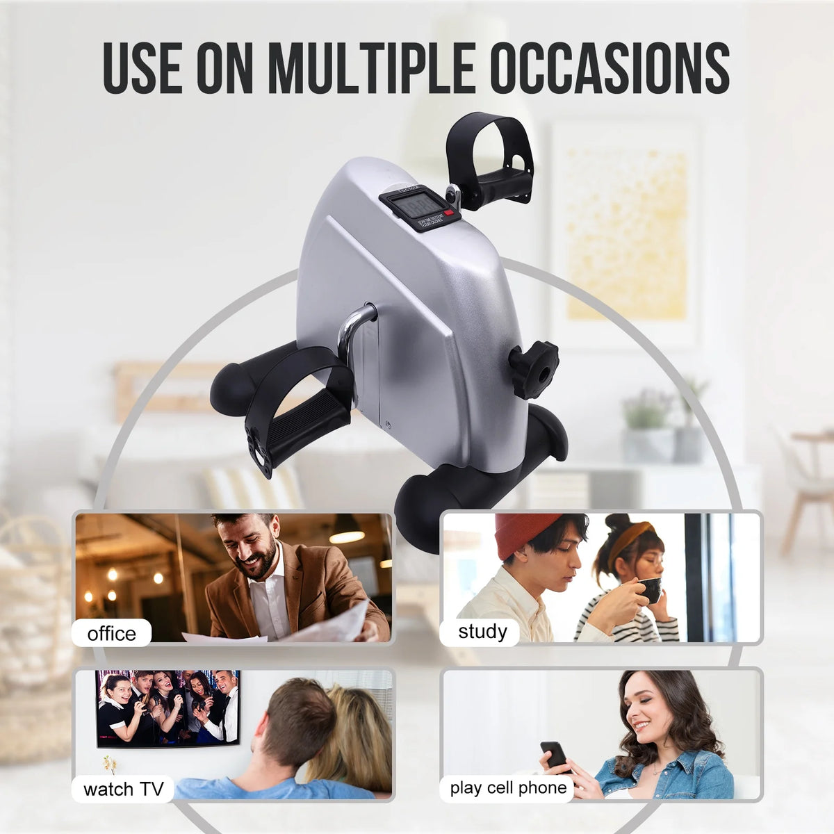 Mini Exercise Bike with LCD Screen J969339