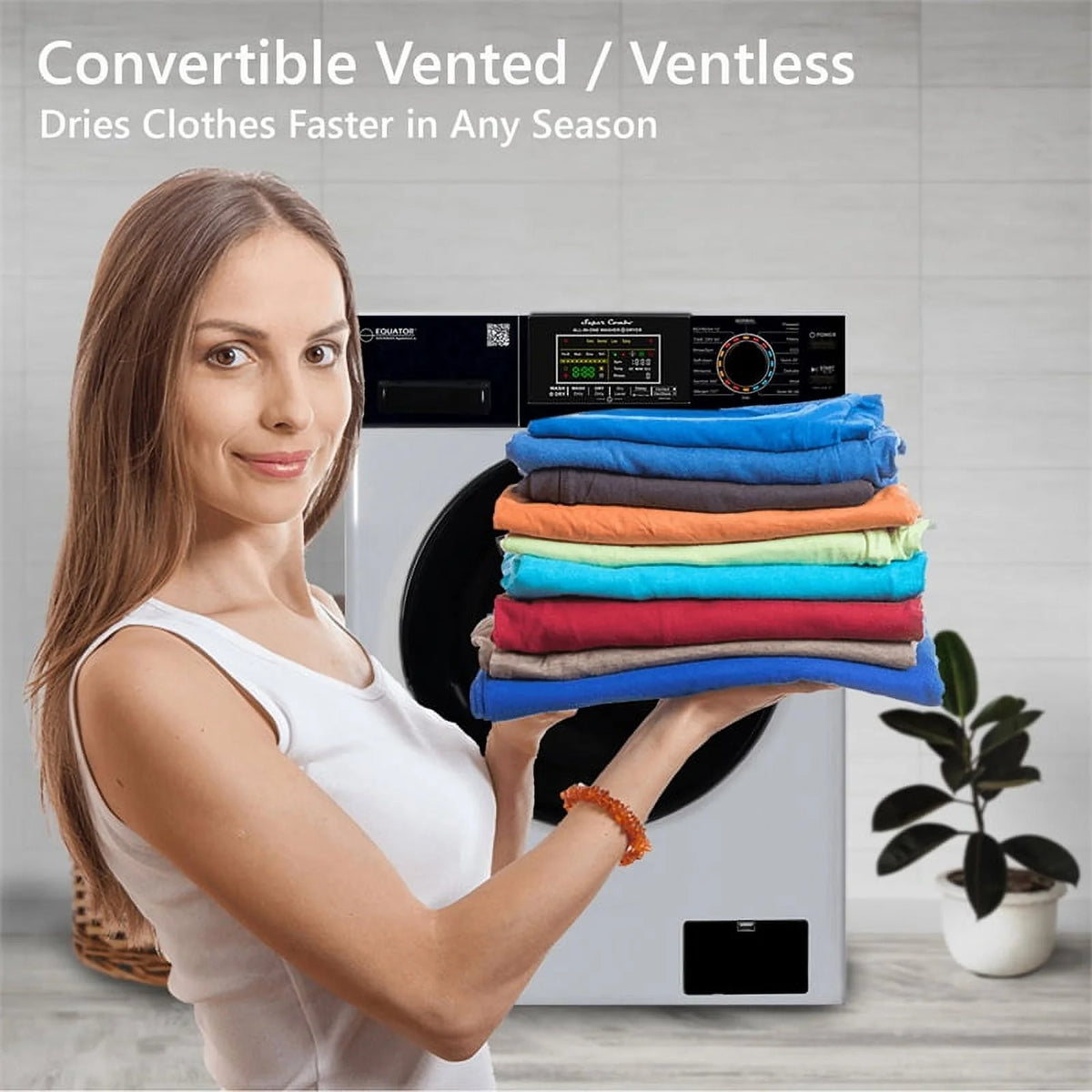 110V 18 lbs Combo Washer Dryer Z224136